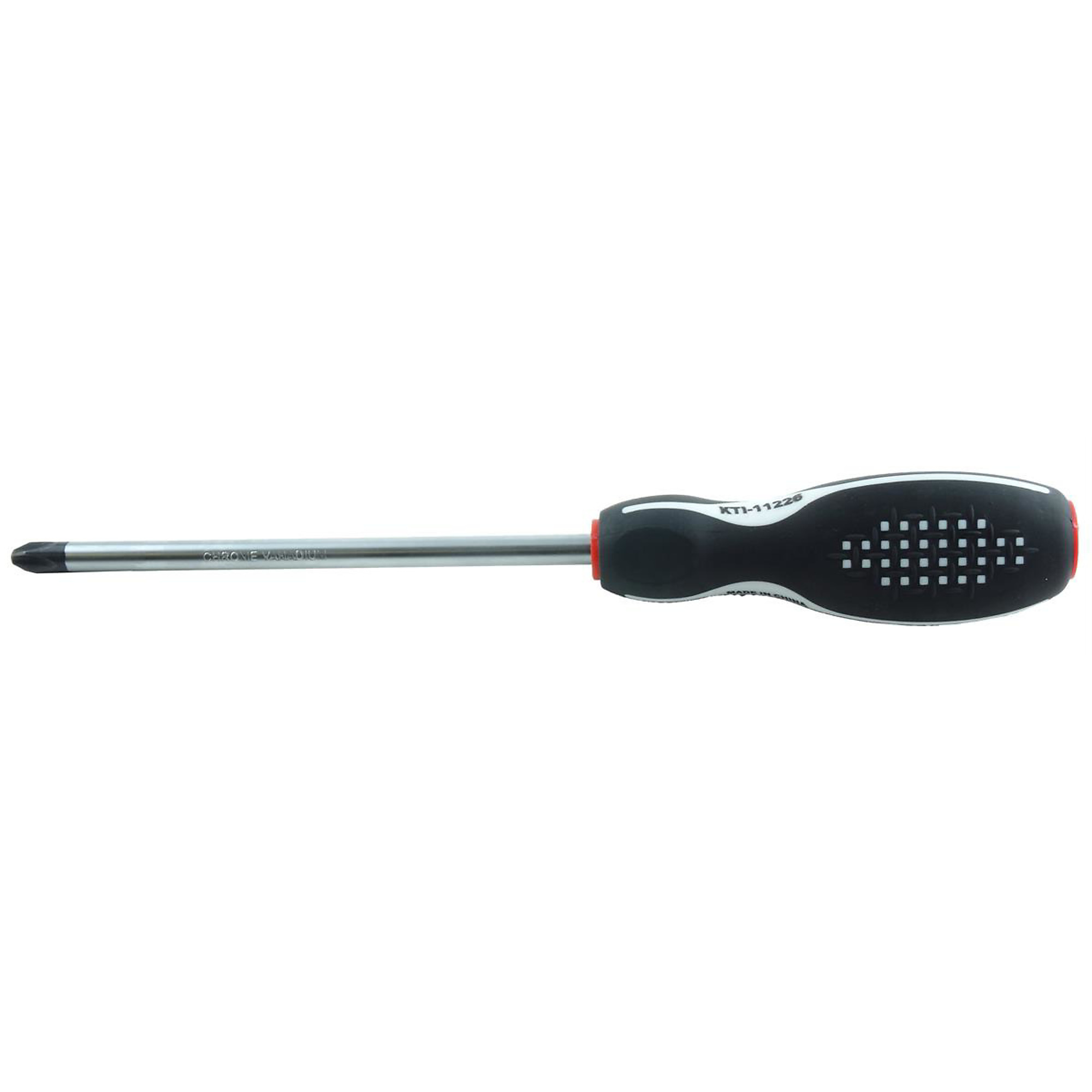 K Tool International Phillips Screwdriver — No. 3 x 6in., Chrome Vanadium Steel, Professional Grip, Model# KTI11226